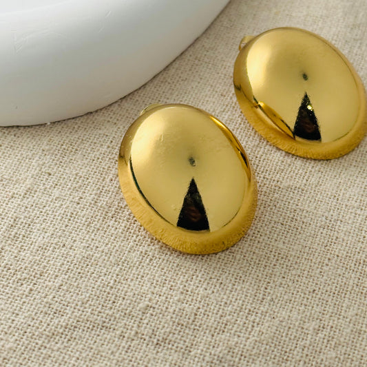 Sculpted Dome Earrings