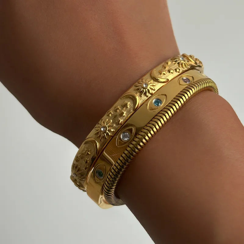Luxe Eye Bangle Bracelet