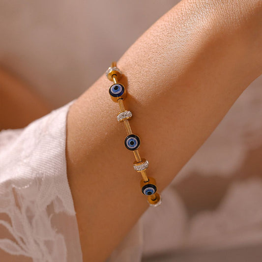 OG Evil Eye Bangle Bracelet