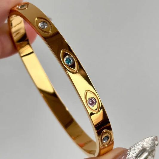 Luxe Eye Bangle Bracelet