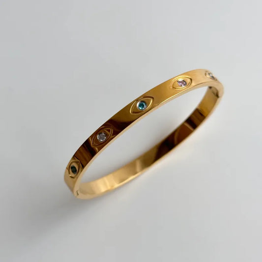 Luxe Eye Bangle Bracelet
