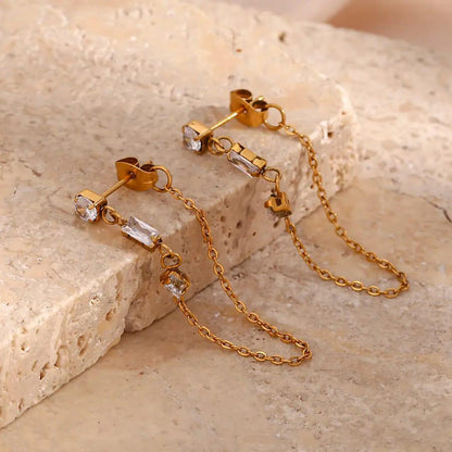 Cascade Chain Earrings